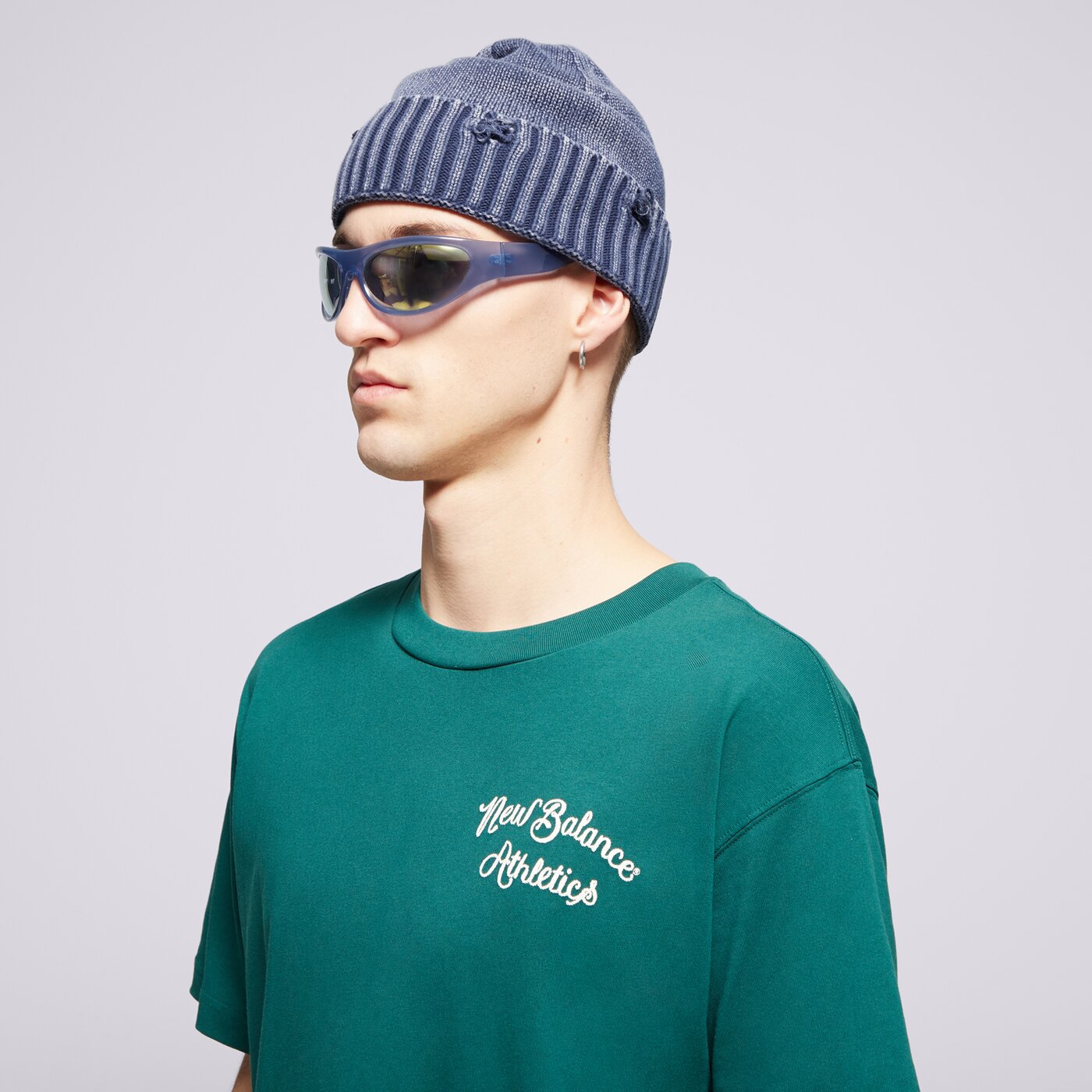 Мъжка тениска NEW BALANCE ТЕНИСКА ATHLETICS RELAXED LEAGUE ТЕНИСКА mt43556mhn цвят зелен