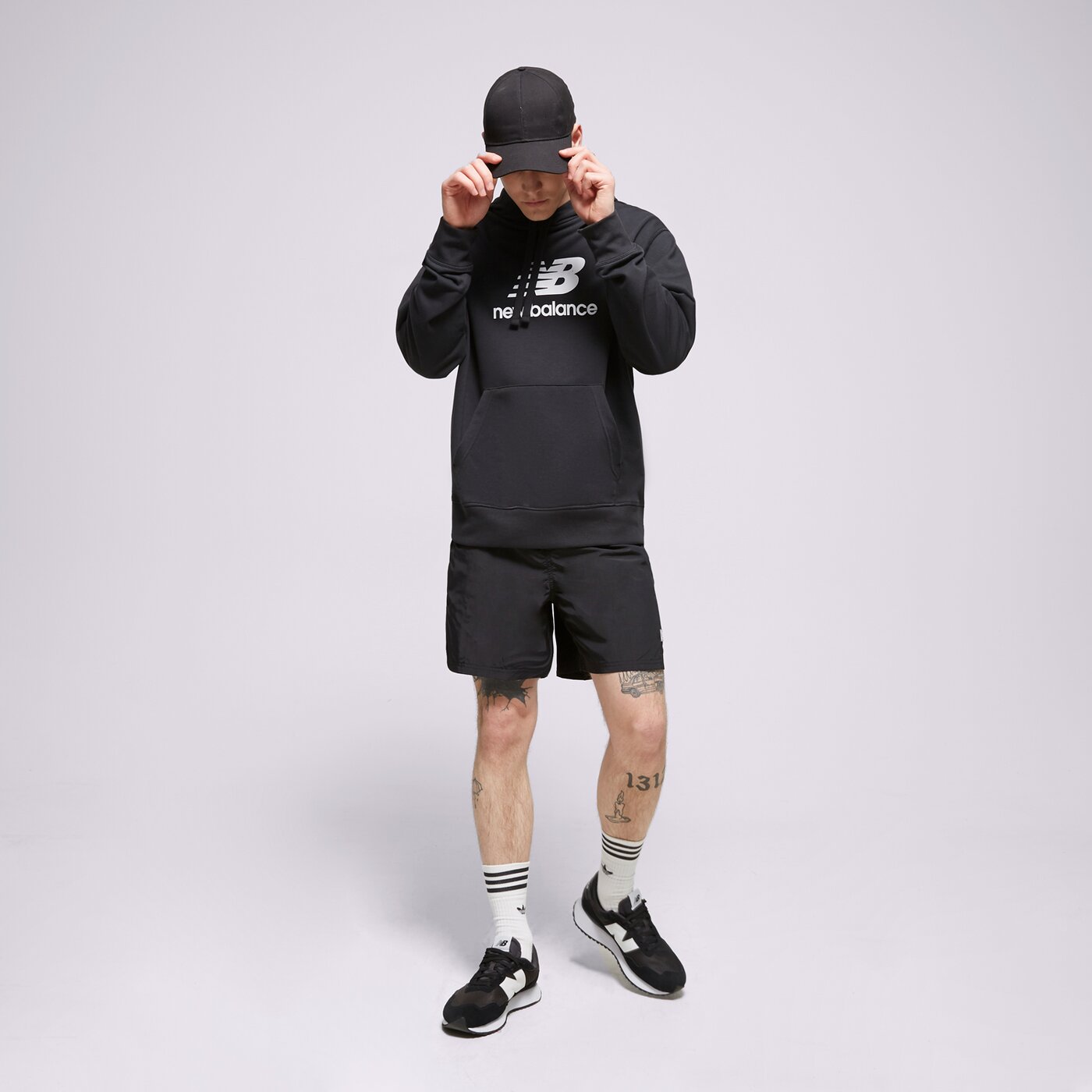 Мъжки къси панталони CONFRONT ШОРТИ SWIM BLACK cf123szm07006 цвят черен