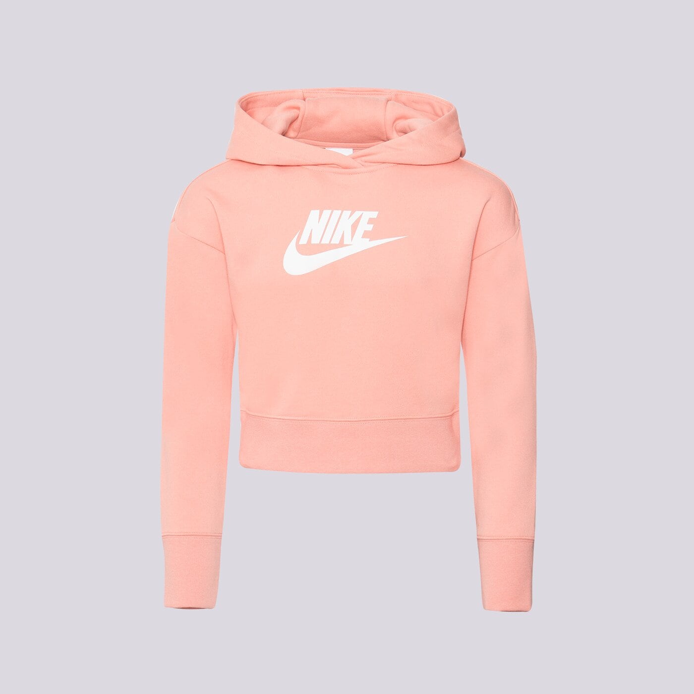 Детски суичър NIKE СУИТЧЪР С КАЧУЛКА GIRLS' CLUB FRENCH TERRY CR dc7210-824 цвят розов