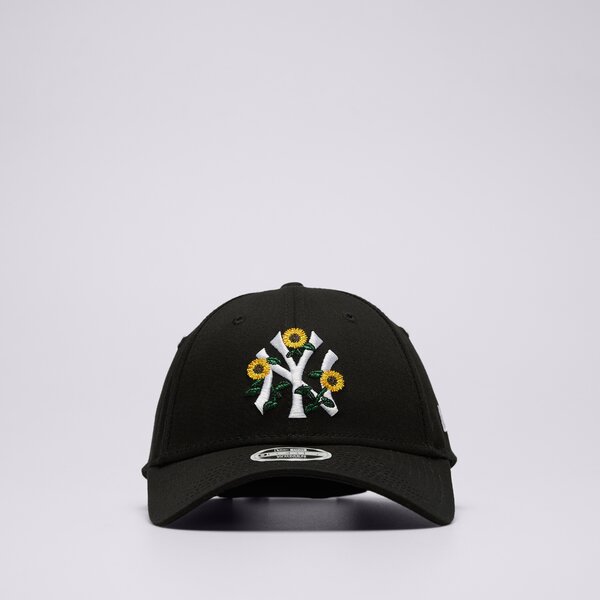 Дамска шапка с козирка NEW ERA ШАПКА FLORAL 940 NYY NEW YORK YANKEES 60503458 цвят черен