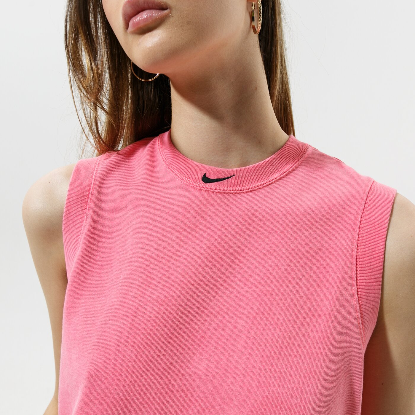 Дамска тениска NIKE ТЕНИСКА W NSW WASH TNK ТОП cz9852-675 цвят розов