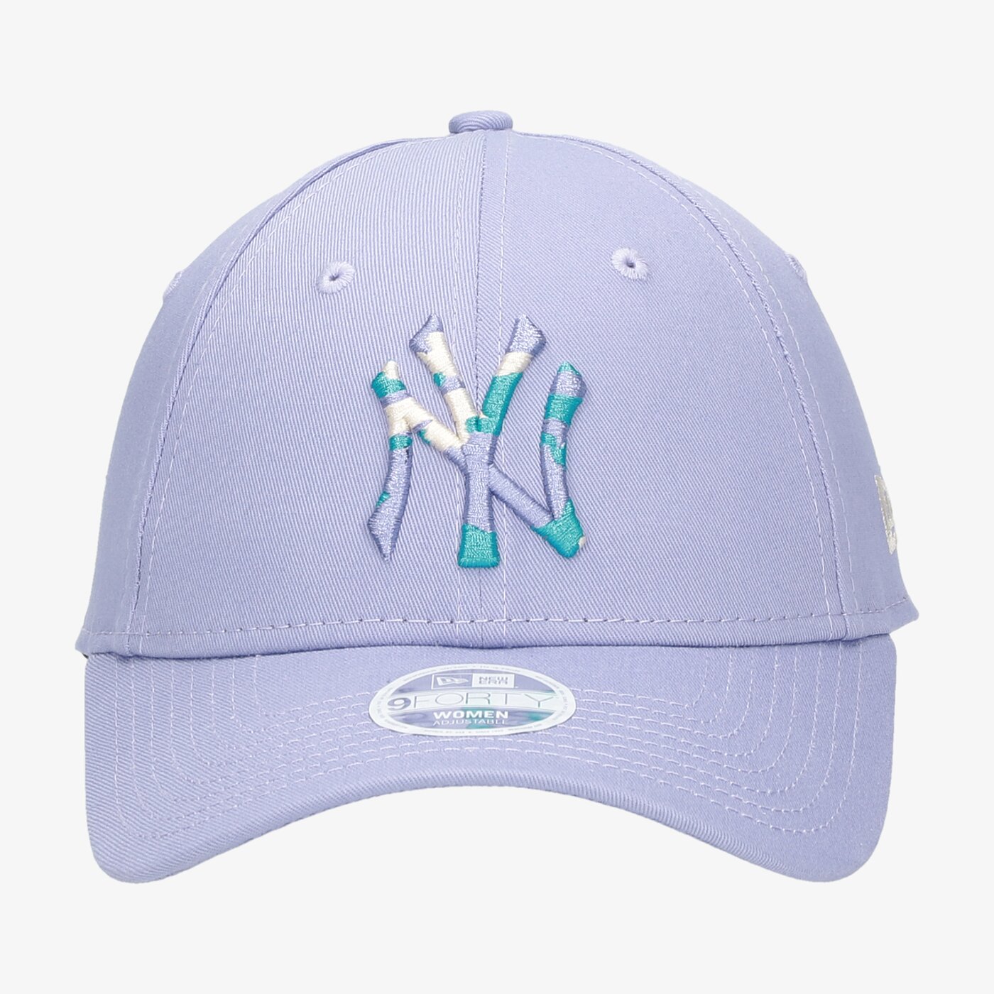 Дамска шапка с козирка NEW ERA ШАПКА WMNS CAMO INFILL 940 NYY VIO NEW YORK YANKEES 60137529 цвят виолетов
