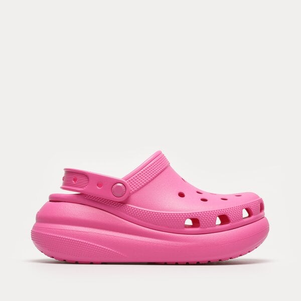 Дамски чехли и сандали CROCS CLASSIC CRUSH CLOG 207521-6ub цвят розов