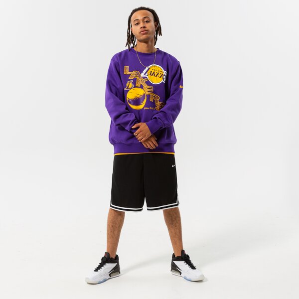 Мъжки суичър NIKE СУИТЧЪР LAL M NK CREW FLC CTS TEAM NBA dh9438-504 цвят виолетов