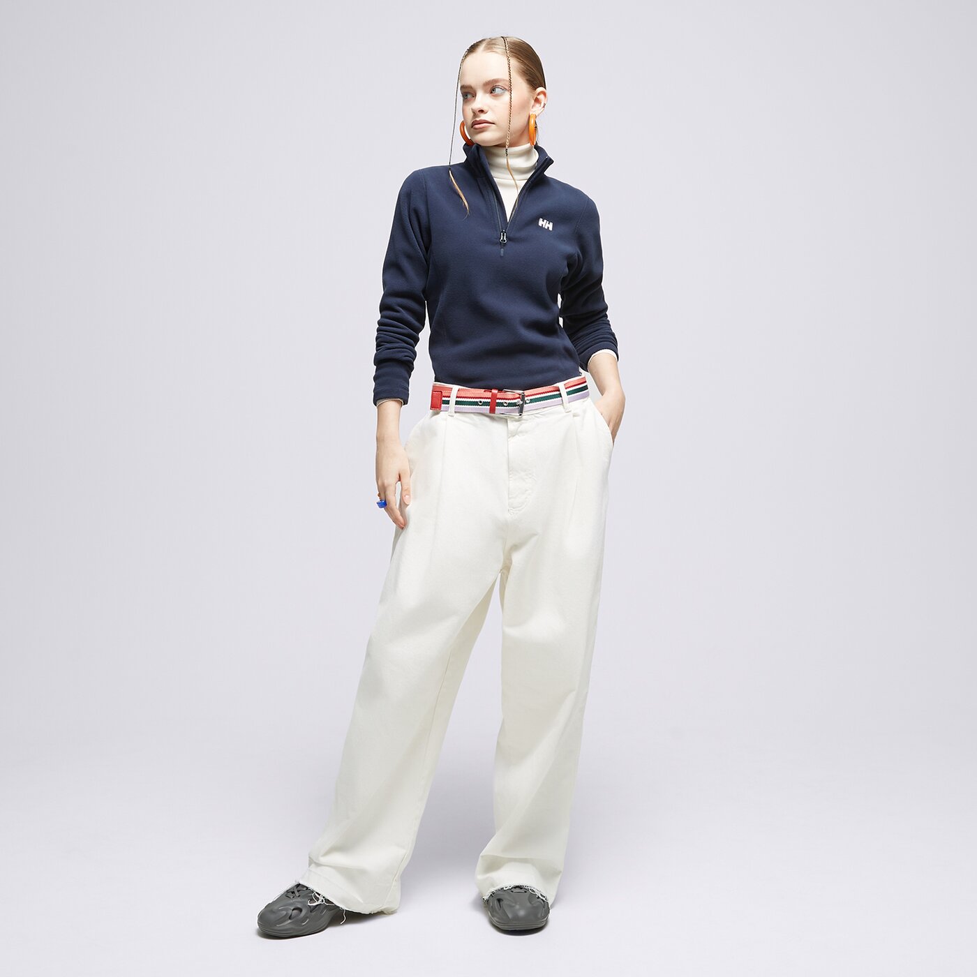 Дамски суичър HELLY HANSEN ПОЛАР W DAYBREAKER 1/2 ZIP FLEECE 50845599 цвят тъмносин