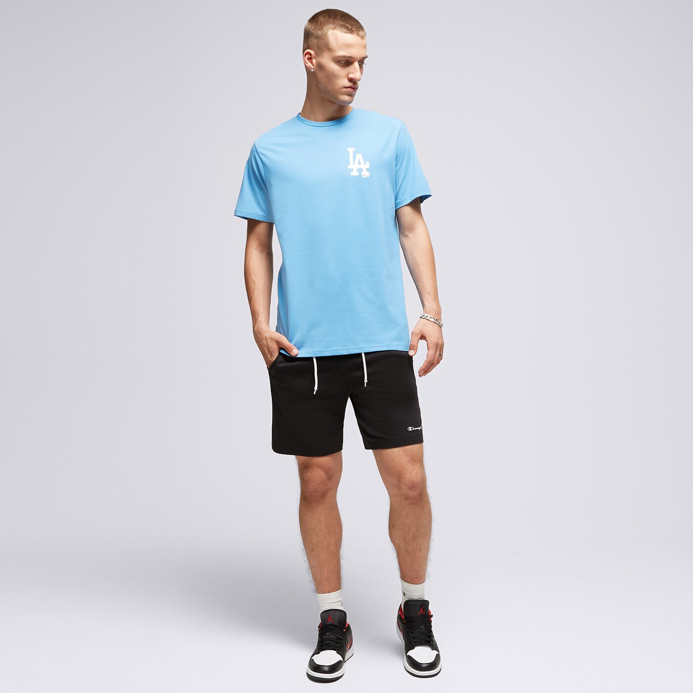 Мъжки къси панталони CHAMPION ШОРТИ BERMUDA 217436kk001 цвят черен