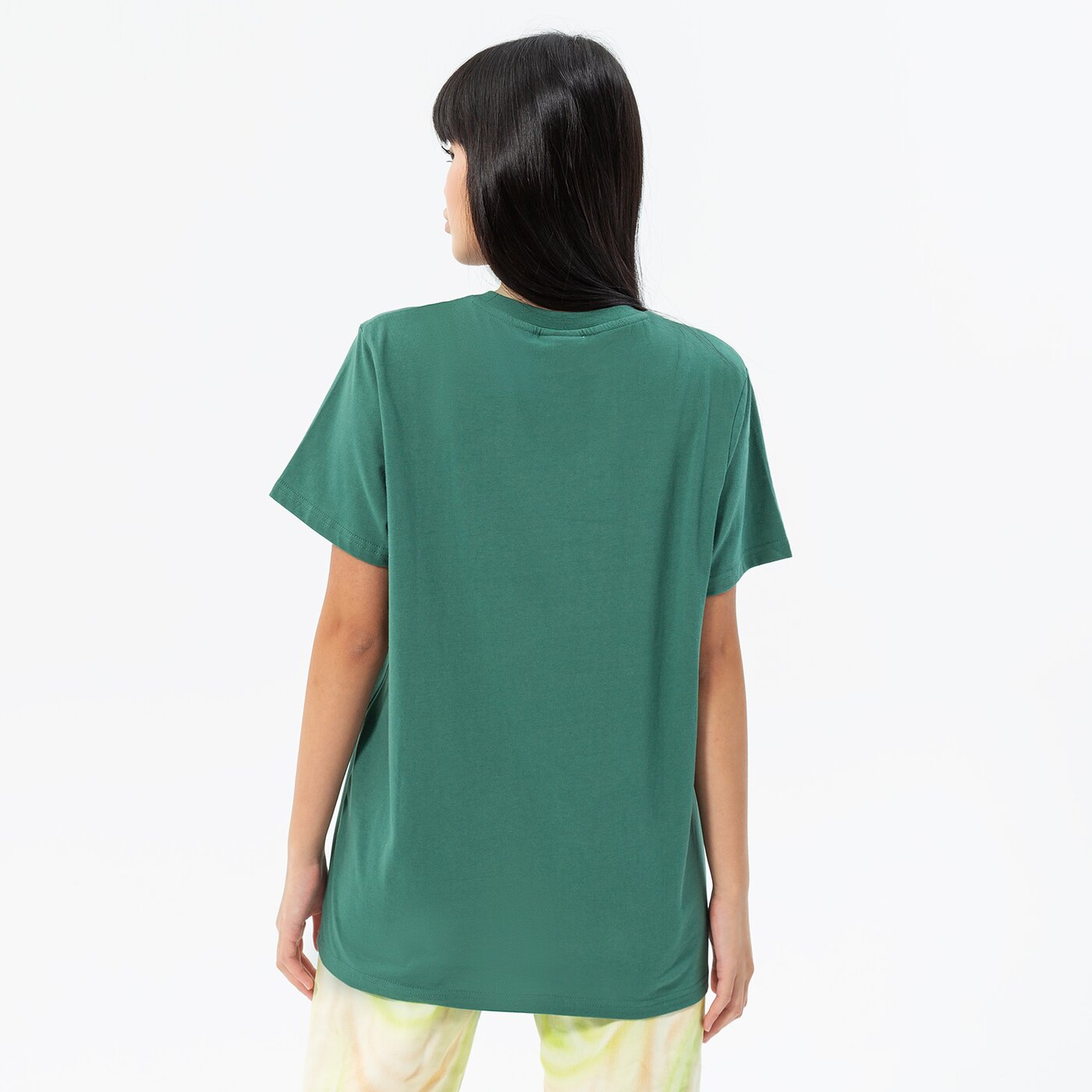 Дамска тениска ELLESSE ТЕНИСКА ALLOUI OVERSIZED ТЕНИСКА DGREEN sgp16699502 цвят зелен
