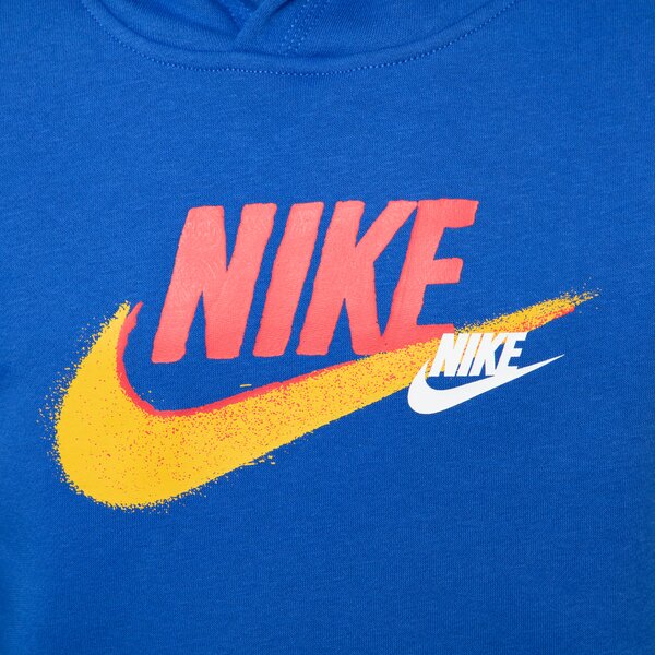 Детски суичър NIKE СУИТЧЪР С КАЧУЛКА B NSW SI FLC PO HOODIE fd1197-480 цвят син