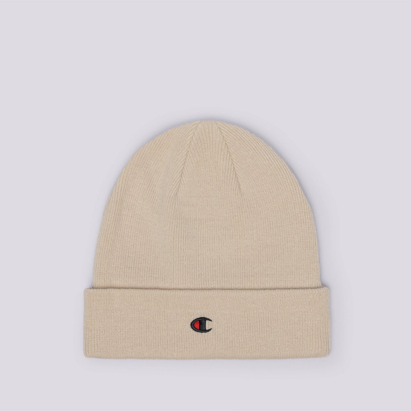 Дамска зимна шапка CHAMPION ШАПКА BEANIE 802406es057 цвят бежов