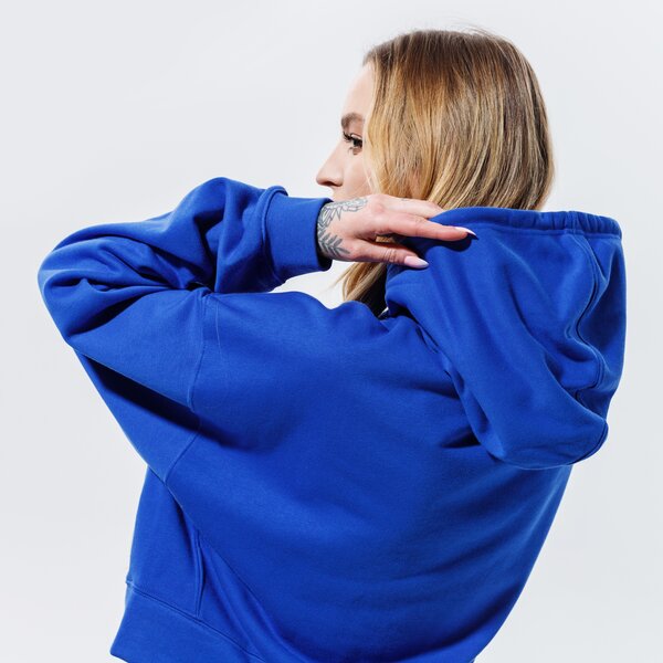 Дамски суичър ADIDAS СУИТЧЪР С КАЧУЛКА HOODIE gn4773 цвят син