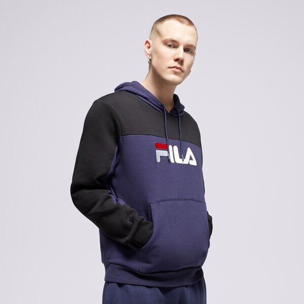 Мъжки суичър FILA СУИТЧЪР С КАЧУЛКА fw22jdm021 цвят тъмносин