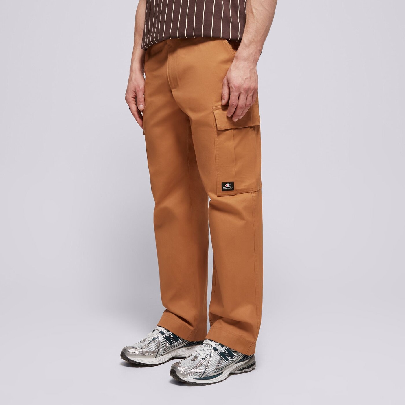 Мъжки панталони CHAMPION ПАНТАЛОНИ CARGO PANTS 220517ms034 цвят бежов