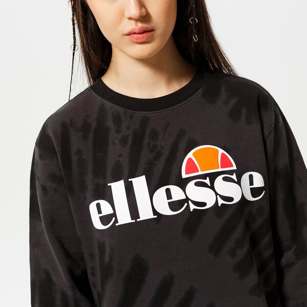 Дамски суичър ELLESSE СУИТЧЪР AGATA TIE DYE SWEATSHIRT BLK TD sgl11290053 цвят черен
