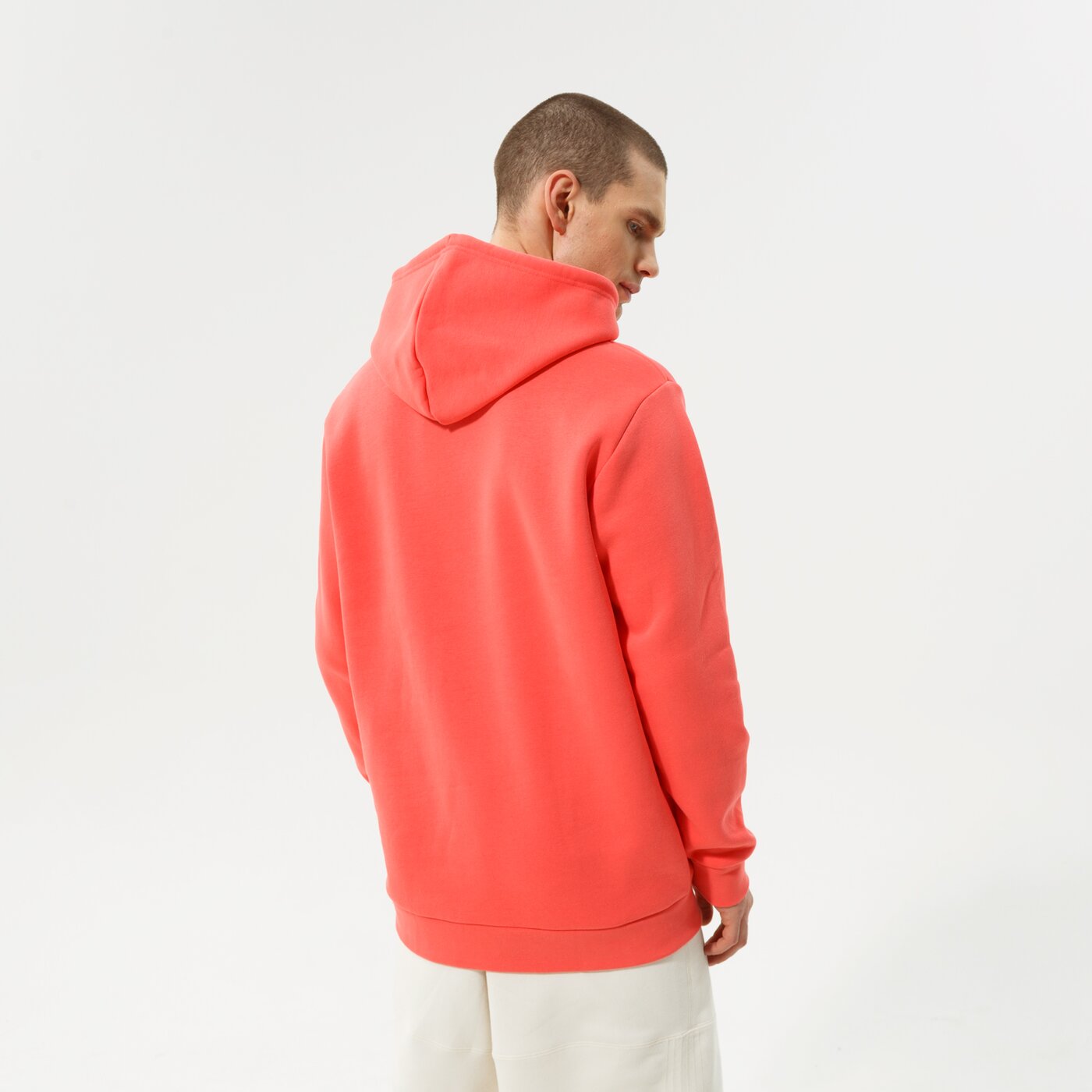 Мъжки суичър ADIDAS СУИТЧЪР С КАЧУЛКА ESSENTIAL HOODY he9414 цвят бордо