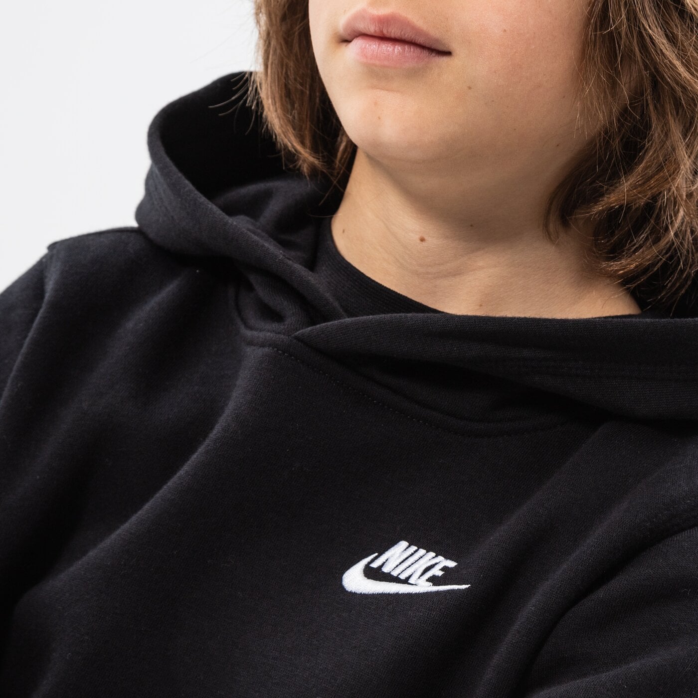 Детски суичър NIKE FRANCHISE OVERHEAD HOODIE JUNIOR BOY bv3757-011 цвят черен