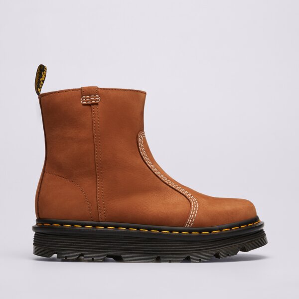 Дамски боти DR.MARTENS ZEBZAG RIGGER BOOT WARM LINED 42023200 цвят кафяв