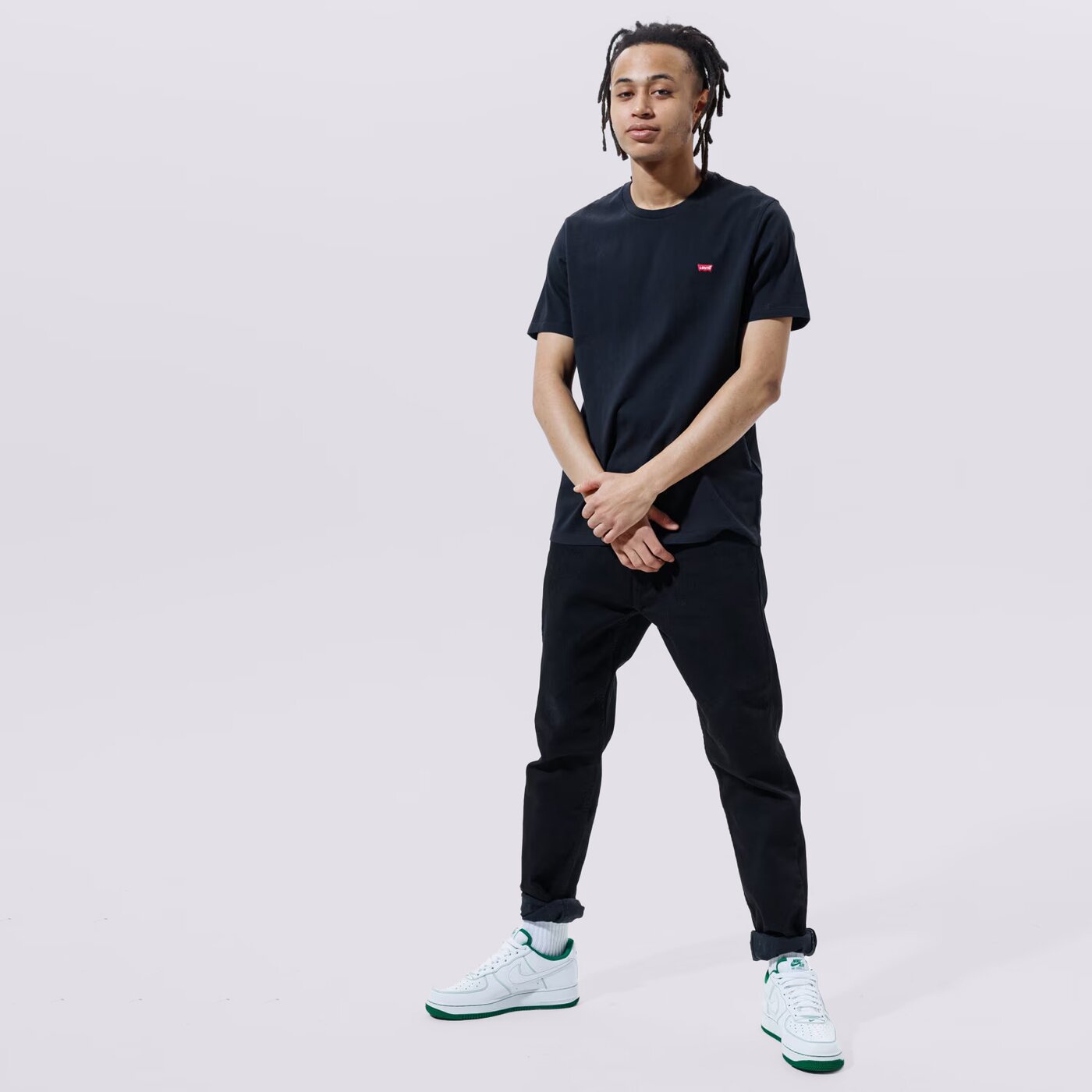 Мъжка тениска LEVI'S ТЕНИСКА SS ORIGINAL HM TEE 56605-0009 цвят черен