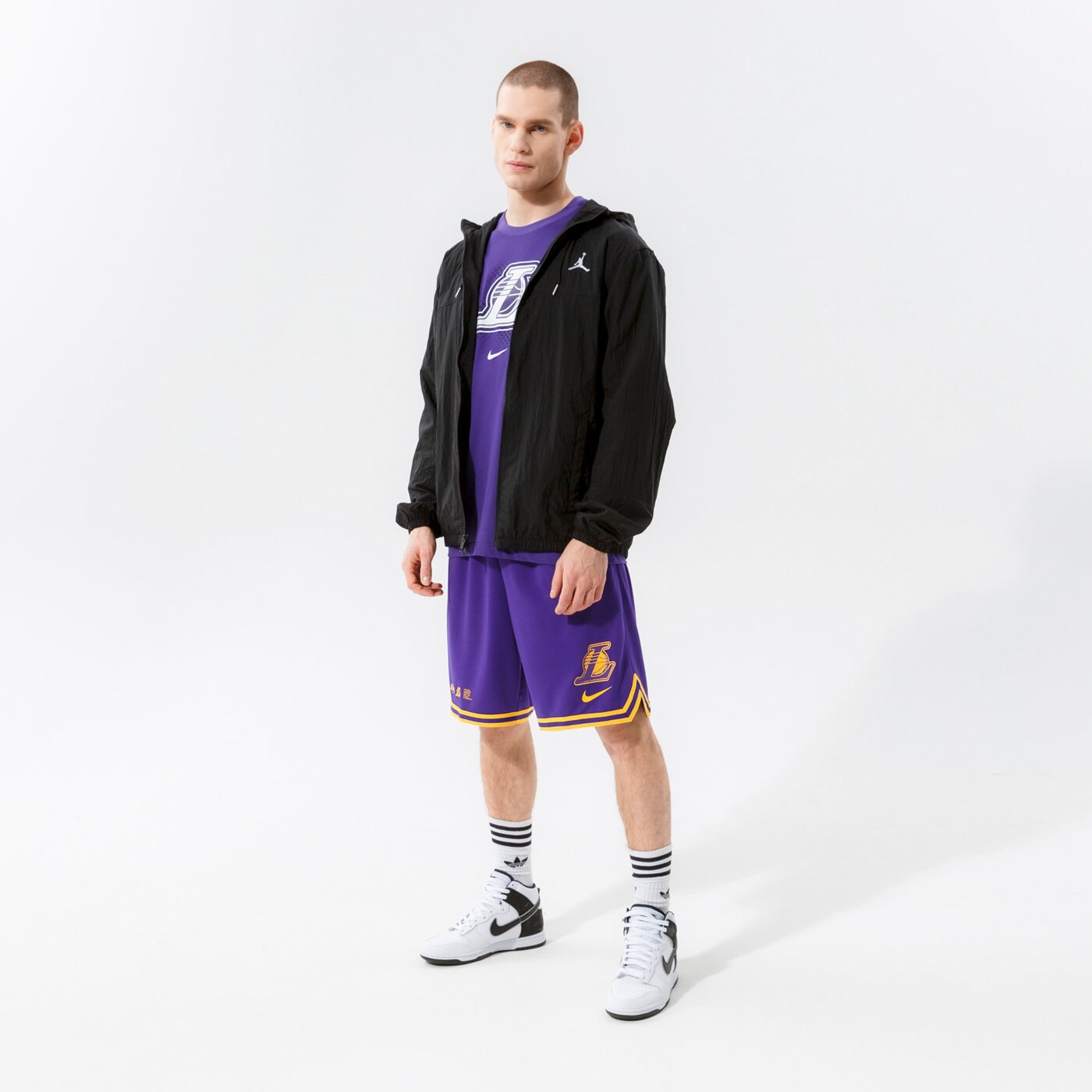 Мъжки къси панталони NIKE ШОРТИ LAL M NK DF DNA SHORT TEAM NBA dh9175-504 цвят виолетов