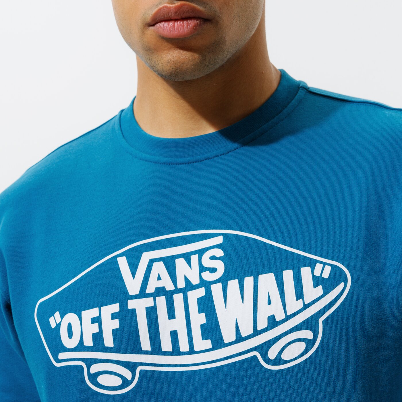 Мъжки суичър VANS СУИТЧЪР OTW CREW II vn0a45cm1qq1 цвят син