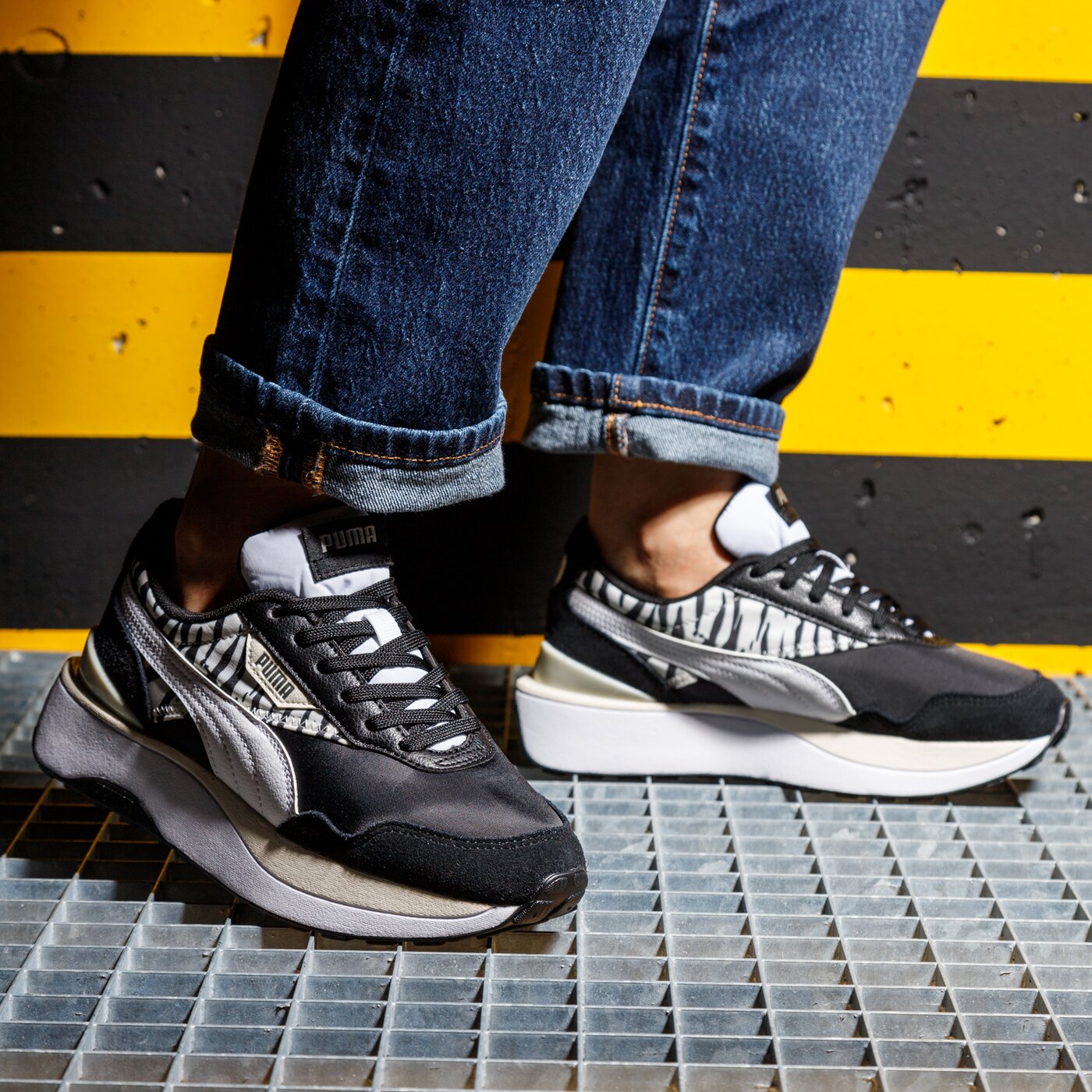 Детски маратонки PUMA CRUISE RIDER ROAR JR 38185802 цвят черен