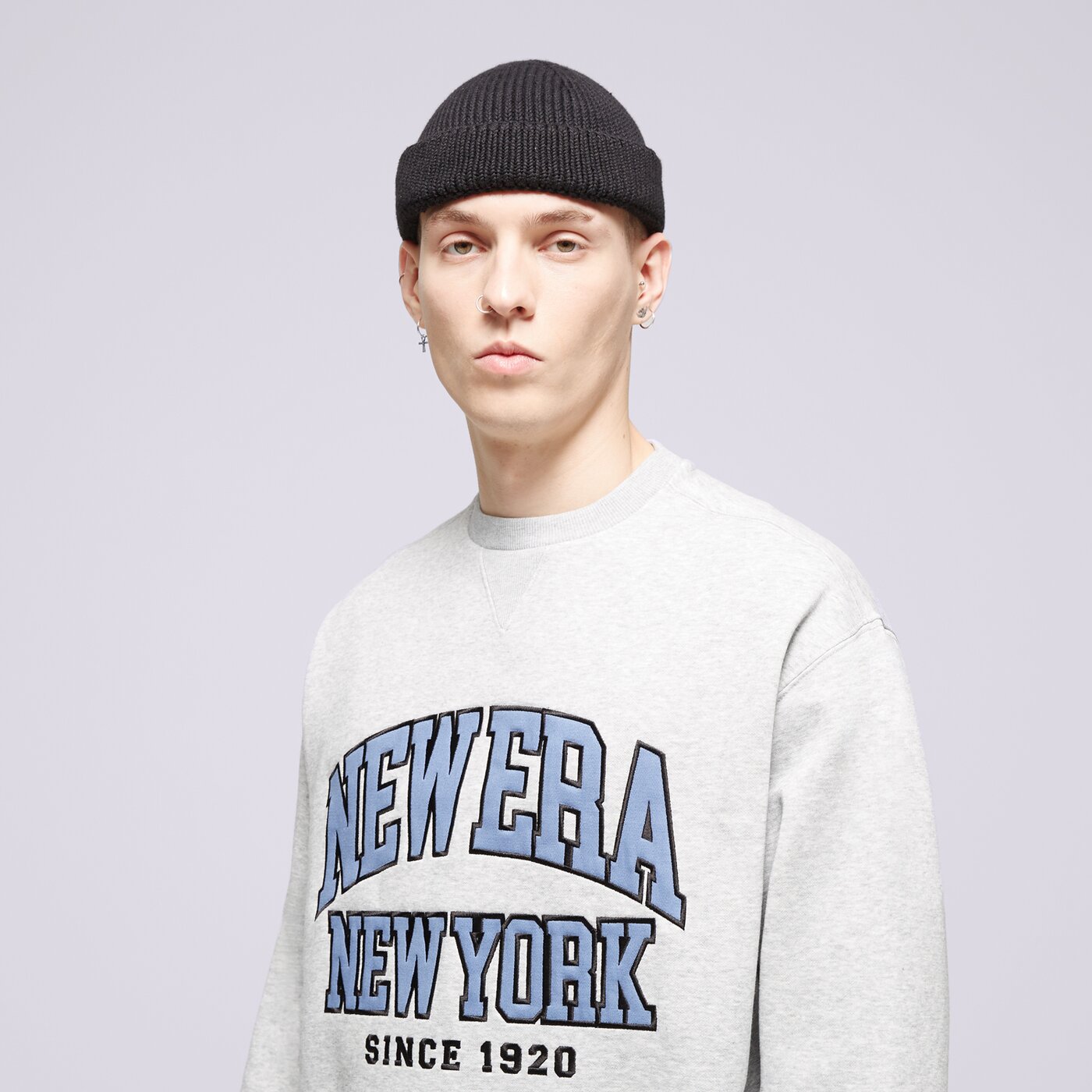 Мъжки суичър NEW ERA СУИТЧЪР NE ARCH NONE 60435409 цвят сив