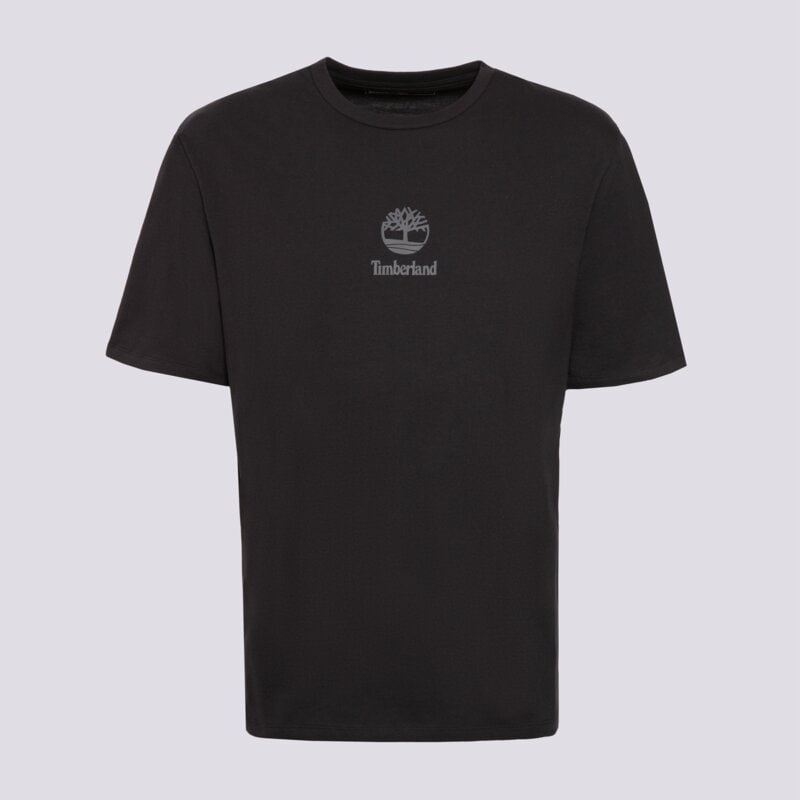 TIMBERLAND ТЕНИСКА NEW SMALL LOGO PRINT SS TEE BLACK PAVEMEN