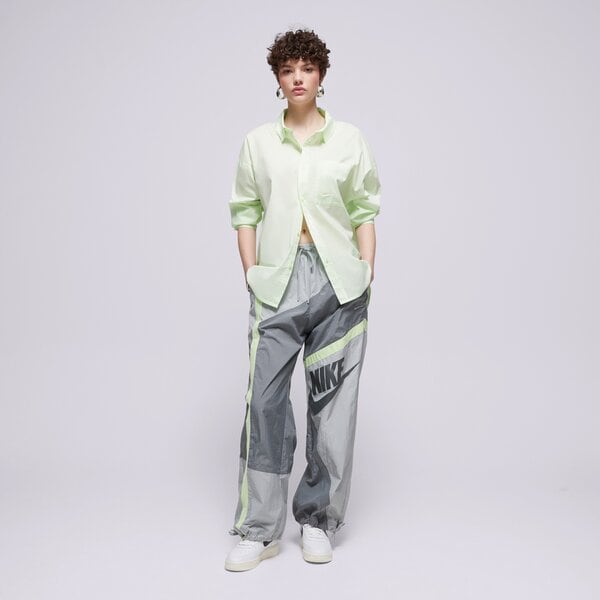 NIKE РИЗА W NSW NK CHLL PPLN LS BTN ТОП hj0715-701 цвят зелен