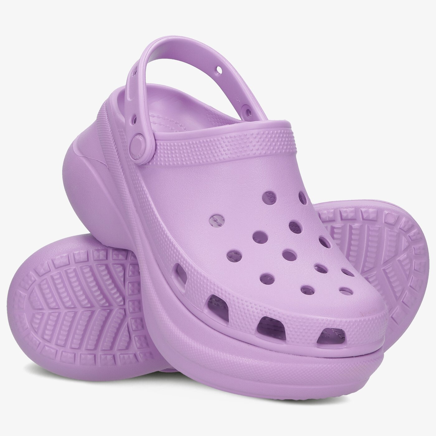 Дамски чехли и сандали CROCS CLASSIC BAE CLOG W 206302-5pr цвят виолетов