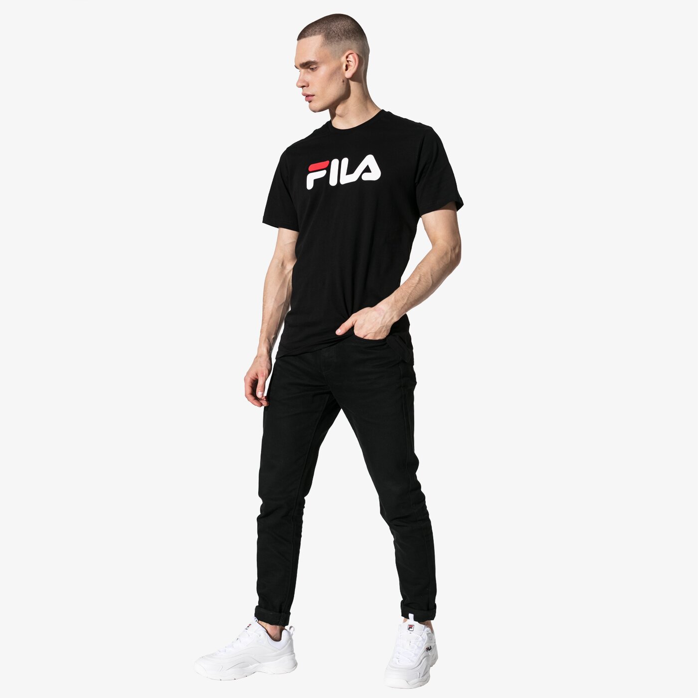 Мъжка тениска FILA ТЕНИСКА PURE TEE 681093002 цвят черен