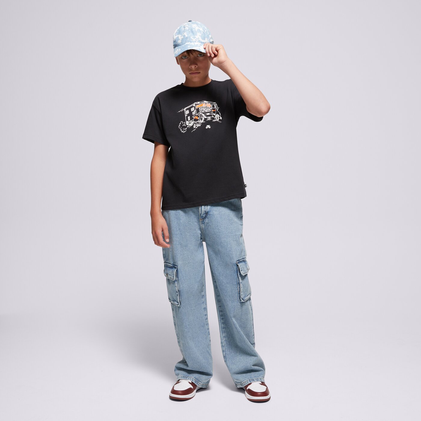 Детска тениска NIKE ТЕНИСКА K NK SB TEE BOY hq3226-010 цвят зелен