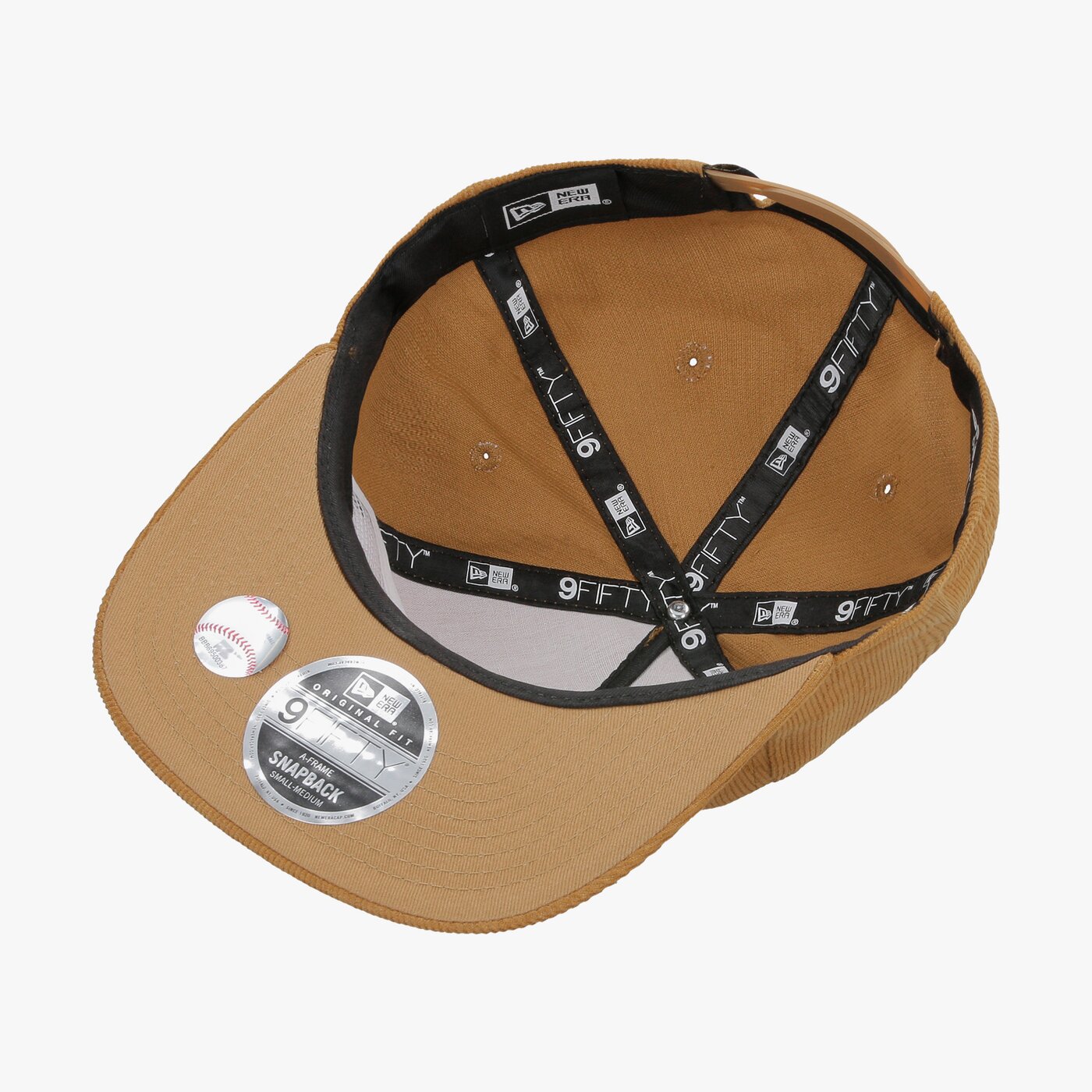 Дамска шапка с козирка NEW ERA ШАПКА COOPERSTOWN CORD NY YANKEES WHE 80371424 цвят кафяв