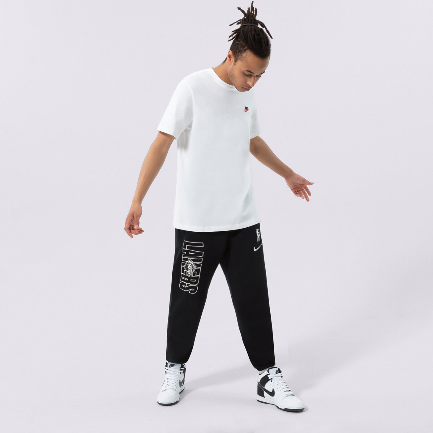 Мъжка тениска NIKE ТЕНИСКА SPORTSWEAR CLUB FLEECE ar4997-100 цвят бял