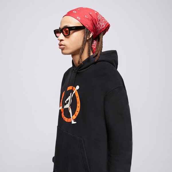 Мъжки суичър JORDAN СУИТЧЪР С КАЧУЛКА M J FLT MVP GFX FLC PO fb7050-010 цвят черен