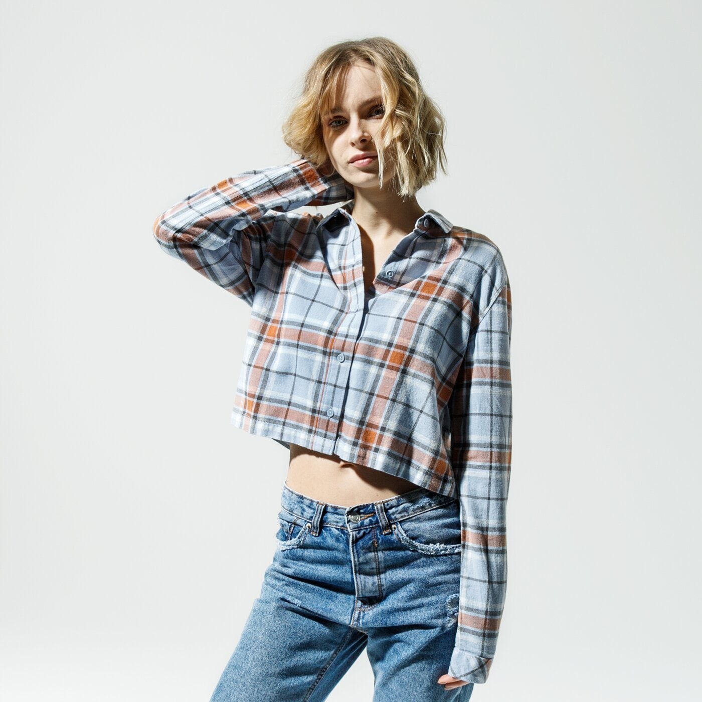 VANS РИЗА WM BOX CAR II FLANNEL ZEN BLUE vn0a4cwvvby1 цвят многоцветен