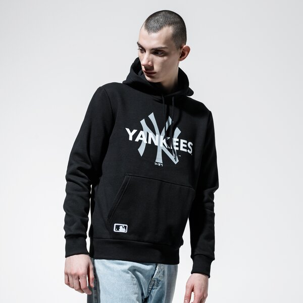 Мъжки суичър NEW ERA СУИТЧЪР С КАЧУЛКА PO HOODY NYY NEW YORK YANKEES BLK 12195438 цвят черен
