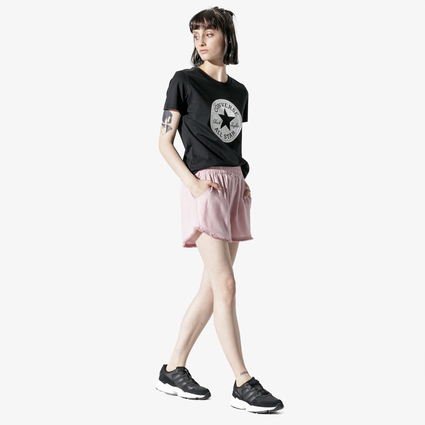 Дамски къси панталони CONFRONT ШОРТИ AZALEA cf19szd04002 цвят розов