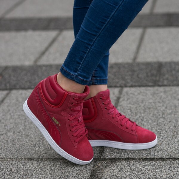 PUMA VIKKY WEDGE 35724609 цвят бордо