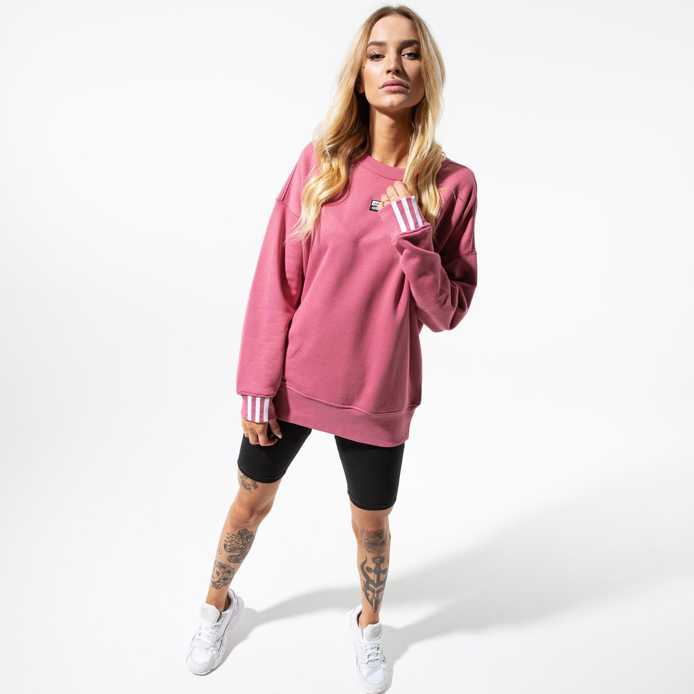 Дамски суичър ADIDAS СУИТЧЪР VOCAL SWEAT ej8569 цвят розов