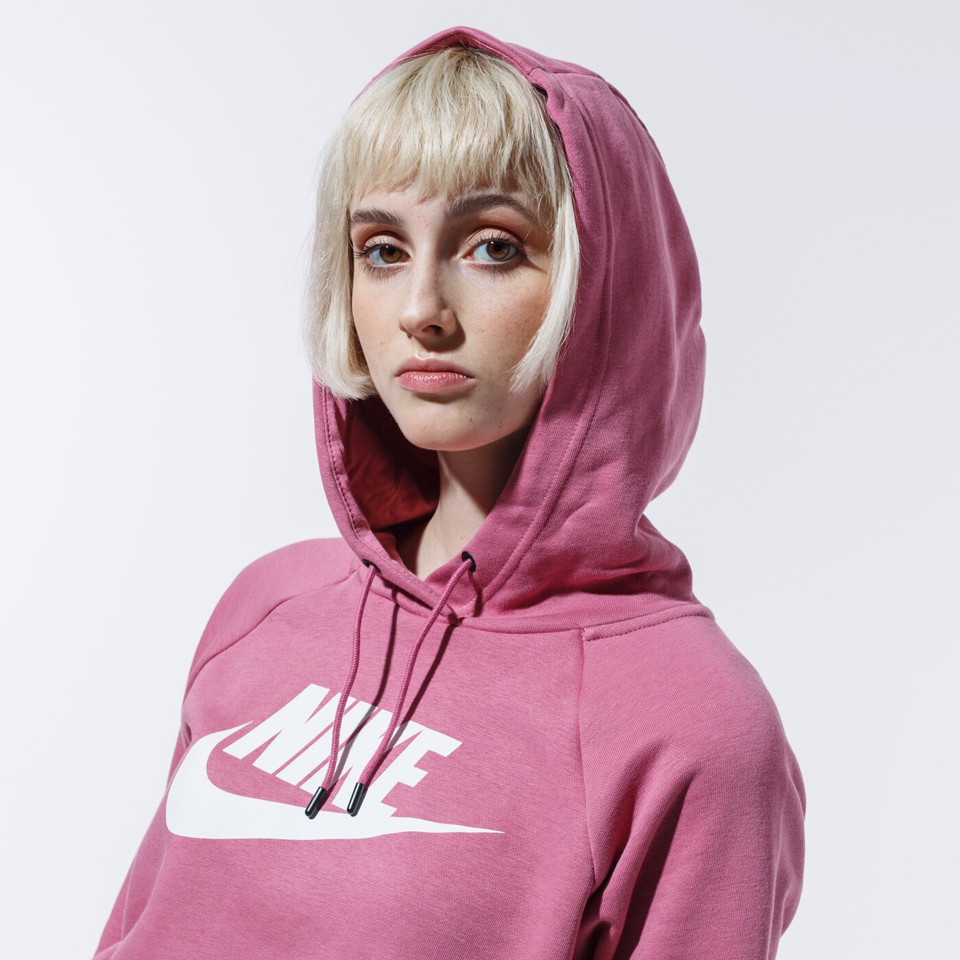 Дамски суичър NIKE СУИТЧЪР С КАЧУЛКА SPORTSWEAR ESSENTIAL bv4126-614 цвят розов