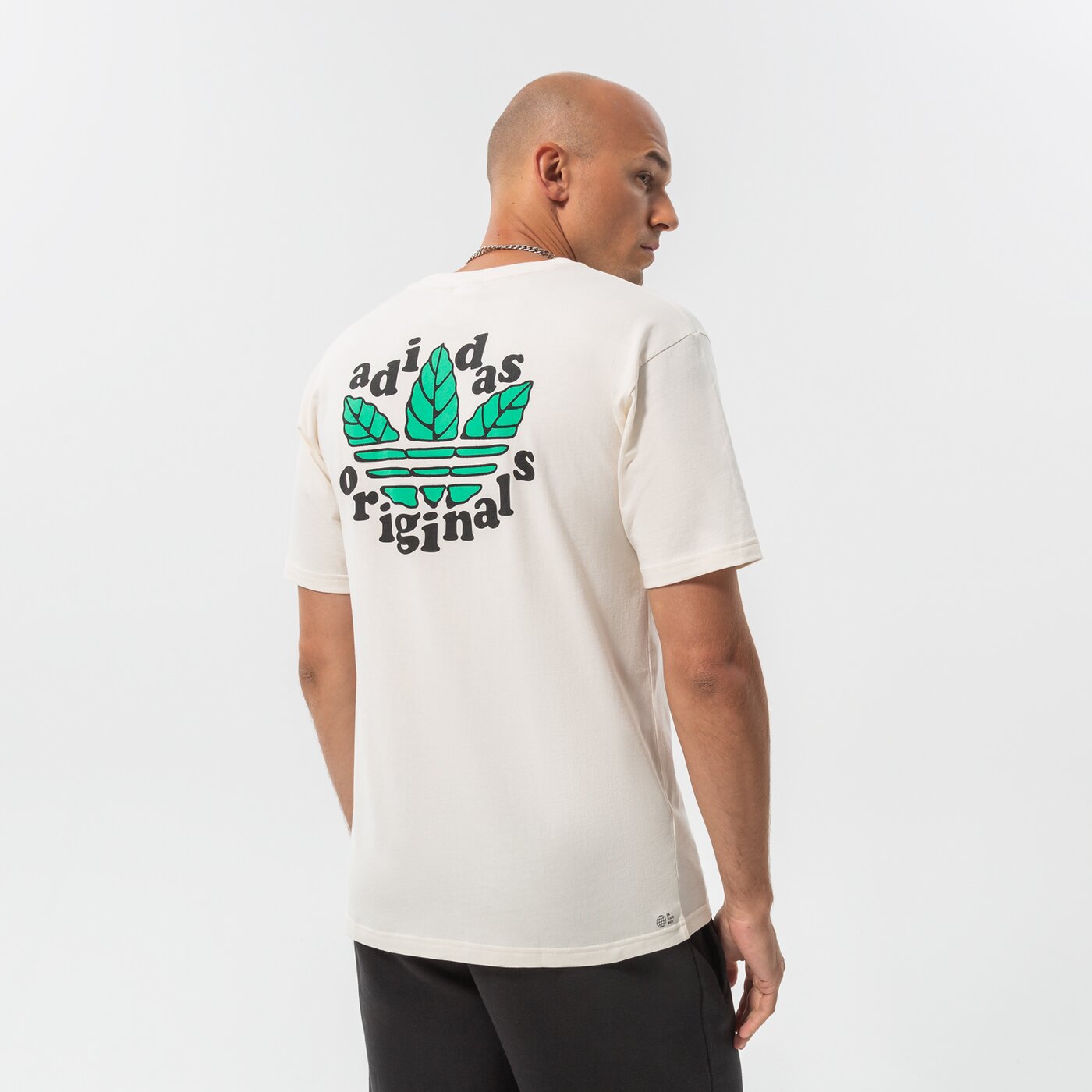 Мъжка тениска ADIDAS ТЕНИСКА TREFOIL LEAVES hc2140 цвят бял