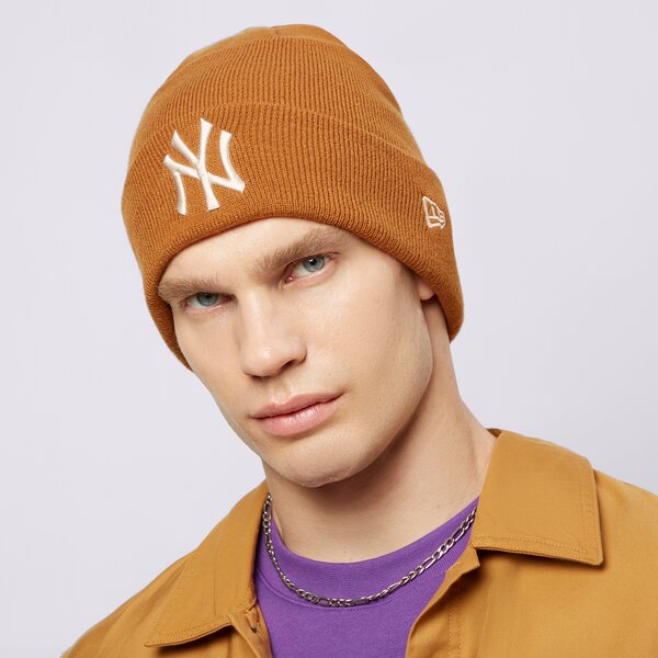 Мъжка зимна шапка NEW ERA ШАПКА LE BEANIE NYY BRW NEW YORK YANKEES 60364360 цвят кафяв