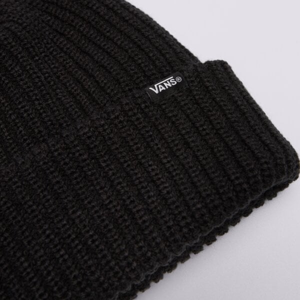 Дамска зимна шапка VANS ШАПКА CORE BASIC CUFF BEANIE vn000qb4blk1 цвят черен