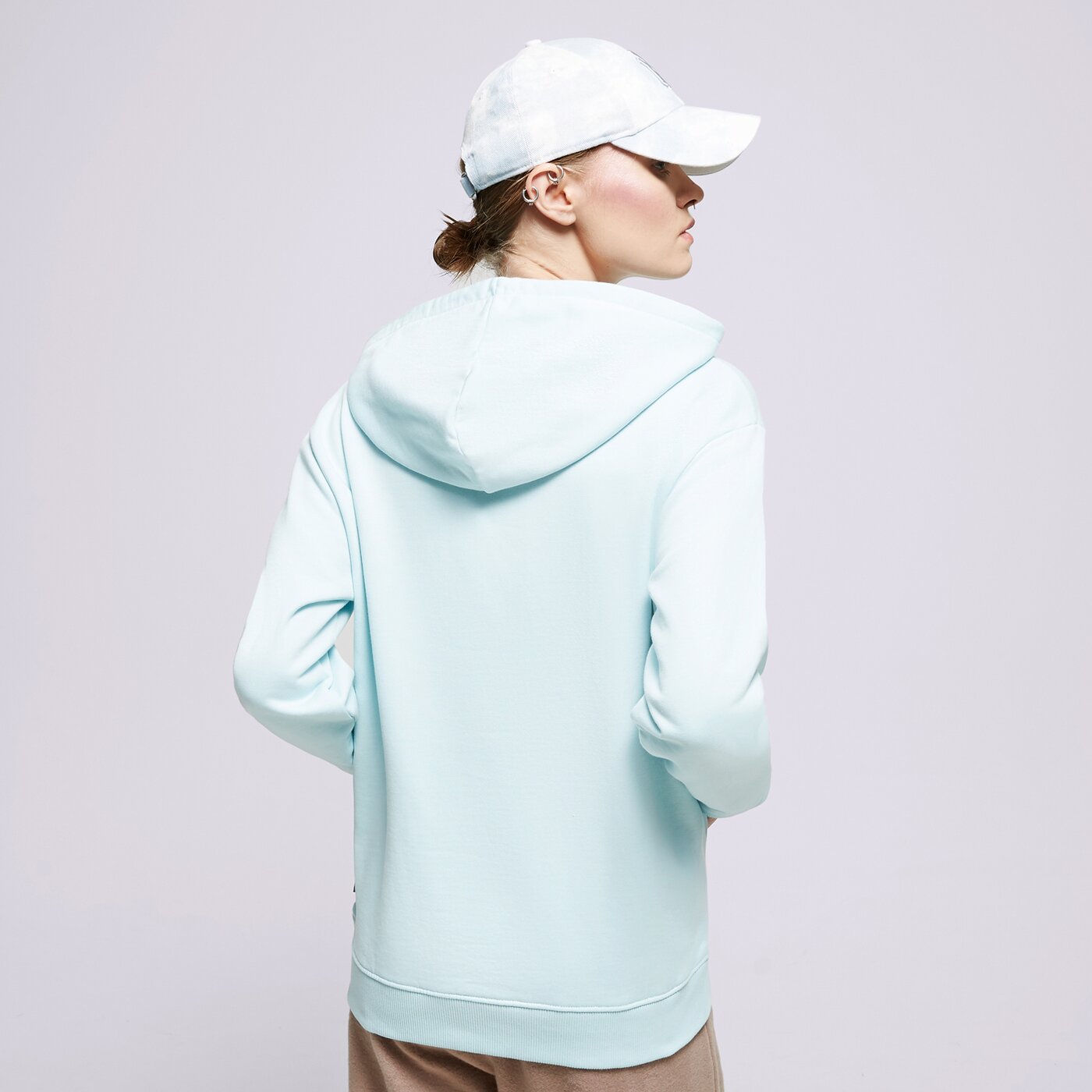 Дамски суичър VANS СУИТЧЪР С КАЧУЛКА FLYING V BFF CREW  vn00046yg5o цвят син