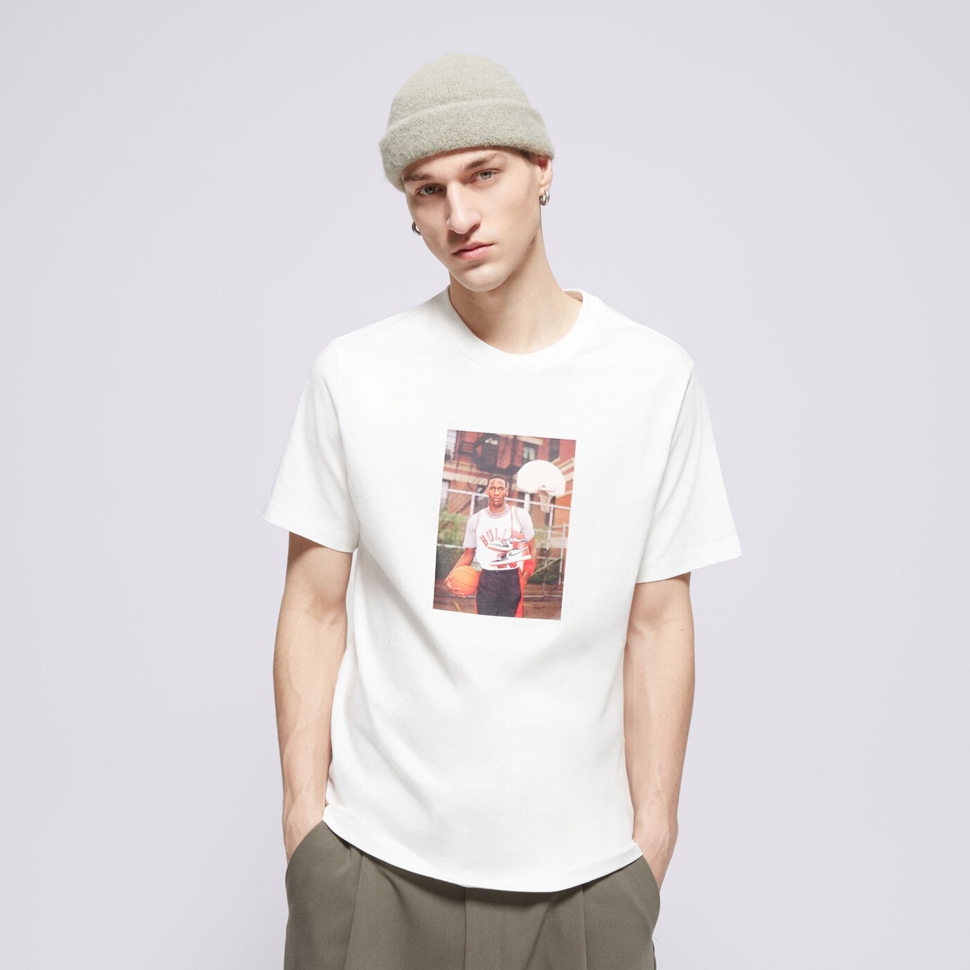 Мъжка тениска JORDAN ТЕНИСКА M J BRAND PHOTO SS CREW hj2354-100 цвят бял