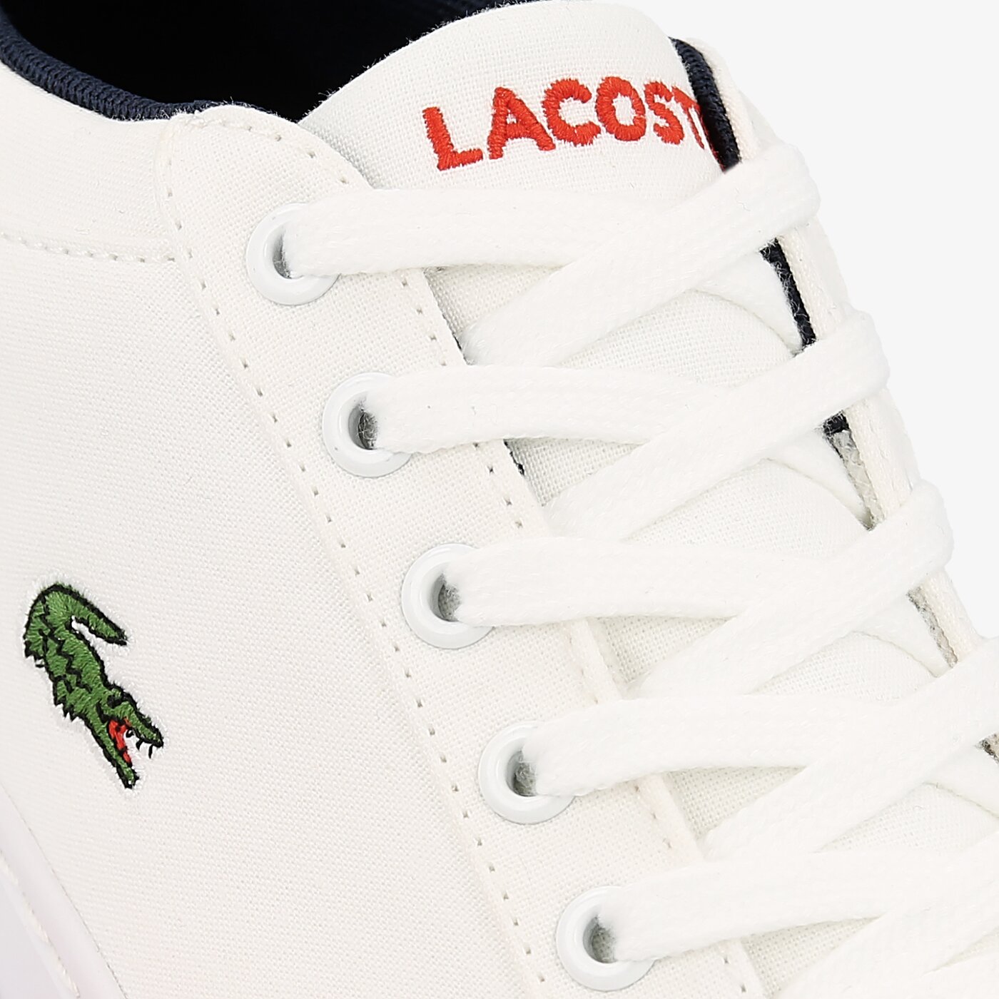 Детски маратонки LACOSTE STRAIGHTSET LACE 117 3 733caj1036001 цвят бял