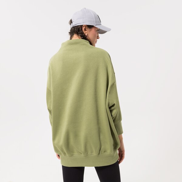 Дамски суичър NIKE СУИТЧЪР W NSW PHNX FLC OOS MOCK dq5765-334 цвят зелен