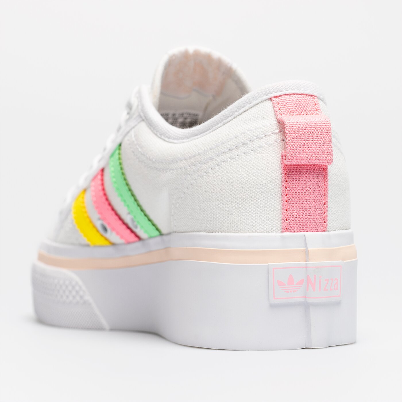 Детски маратонки ADIDAS NIZZA PLATFORM J gy9102 цвят бял