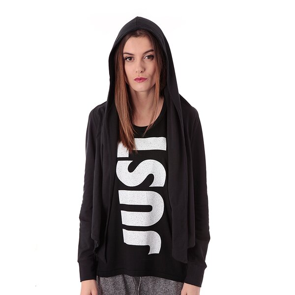 Дамски суичър NIKE СУИТЧЪР NIKE TWIST STYLED WRAP 589294010 цвят черен