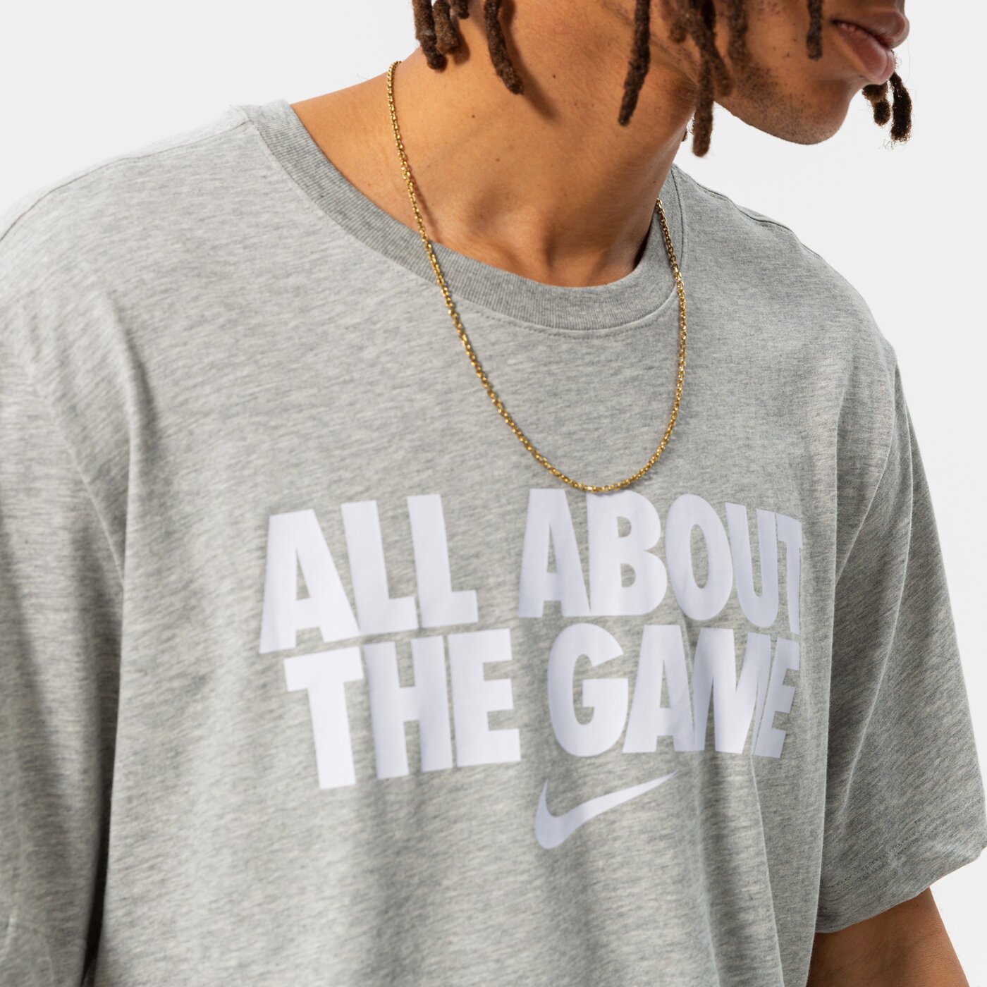 Мъжка тениска NIKE ТЕНИСКА M NK TEE VERB 2 NBA dv1218-063 цвят сив