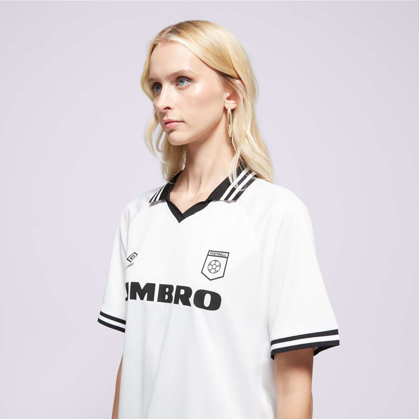 Мъжка тениска UMBRO ТЕНИСКА FOOTBALL JERSEY ul125tsm85002 цвят бял